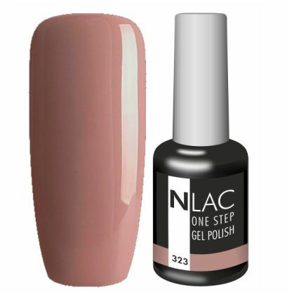 NLAC One Step gel lak 323 -  barva skořicově hnědá