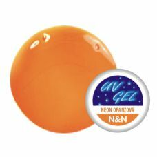 Neon oranžový UV gel