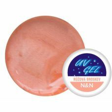 Perleťový růžový UV gel