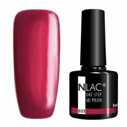 NLAC One Step gel lak 023 -  barva perleťově rubínová