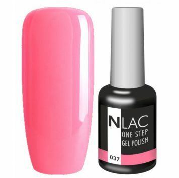 NLAC One Step gel lak 037-  barva růžová zářivá