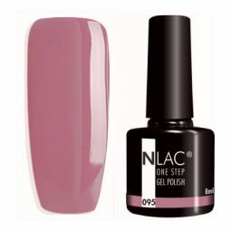 NLAC One Step gel lak 095 -  barva hnědorůžová